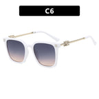 New Square Women's Sunglasses with Advanced UV Protection and Internet Celebrity Photography Sunglasses