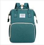 New Outdoor Folding Bag with Baby Can Sleep Mommy Bag Multi-functional Bottle Backpack Diaper Backpack