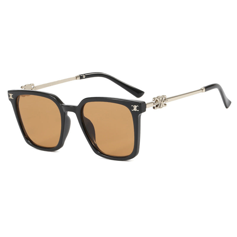 New Square Women's Sunglasses with Advanced UV Protection and Internet Celebrity Photography Sunglasses