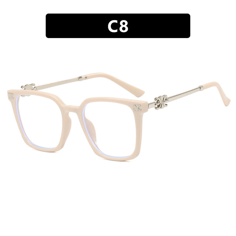 New Square Women's Sunglasses with Advanced UV Protection and Internet Celebrity Photography Sunglasses
