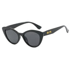 Cat's Eye Retro Sunglasses, Female Face, Fashionable and High end, Internet Celebrity Street Photography, Sunglasses, Concave Design