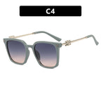 New Square Women's Sunglasses with Advanced UV Protection and Internet Celebrity Photography Sunglasses