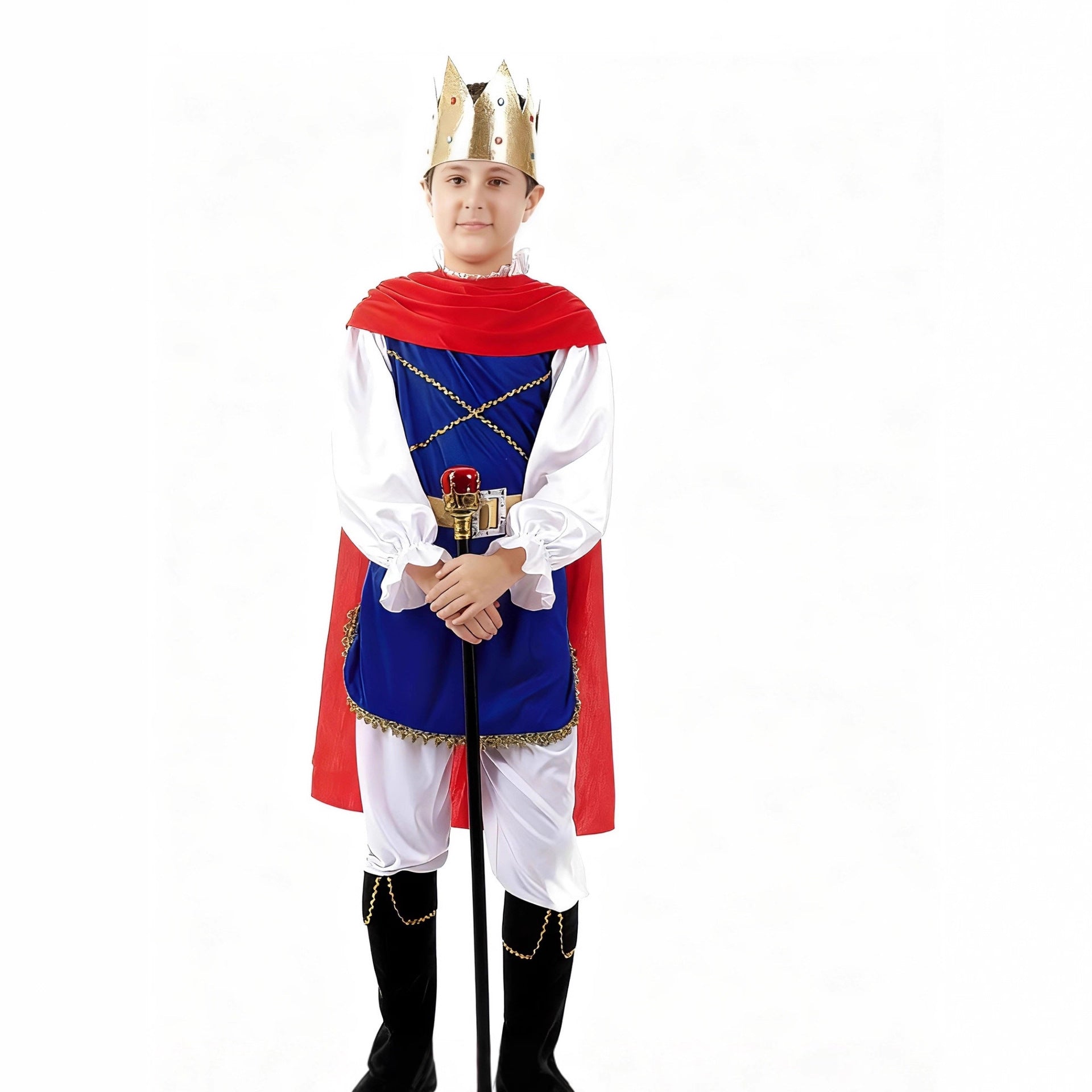 Cosplay Costume Halloween Outfit Kids Prince Costume Festival Party Performance Wear Ready